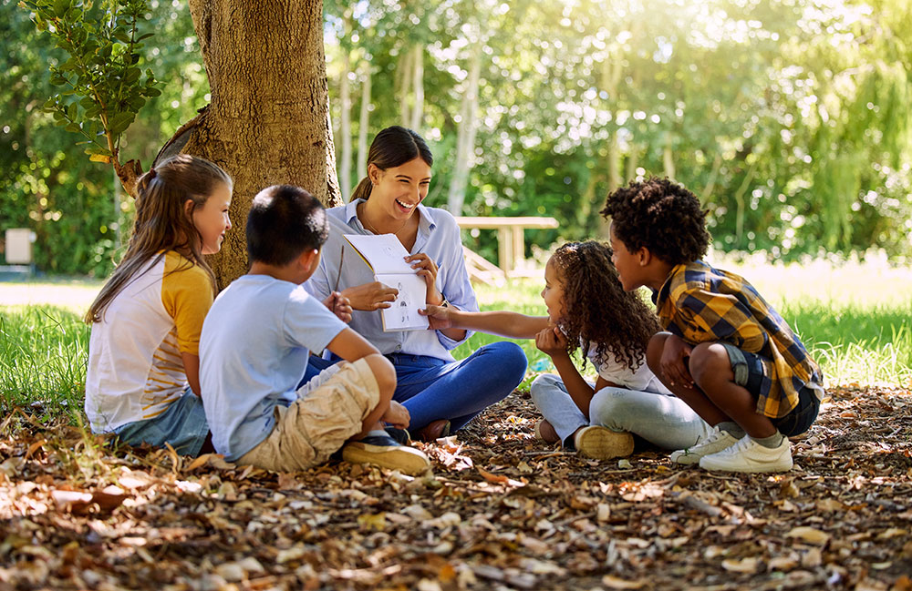 Lecture au parc